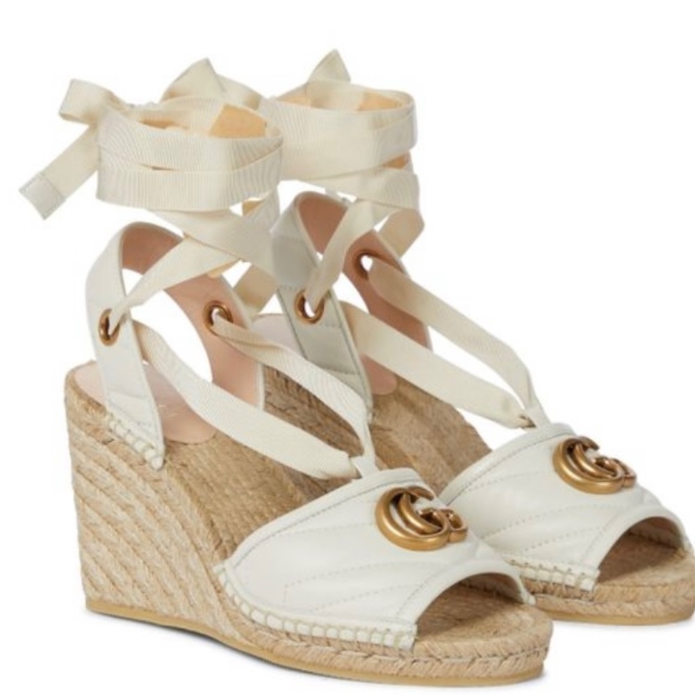 Gucci espadrille sandals size 8